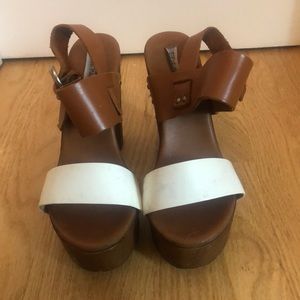 Two tone heels